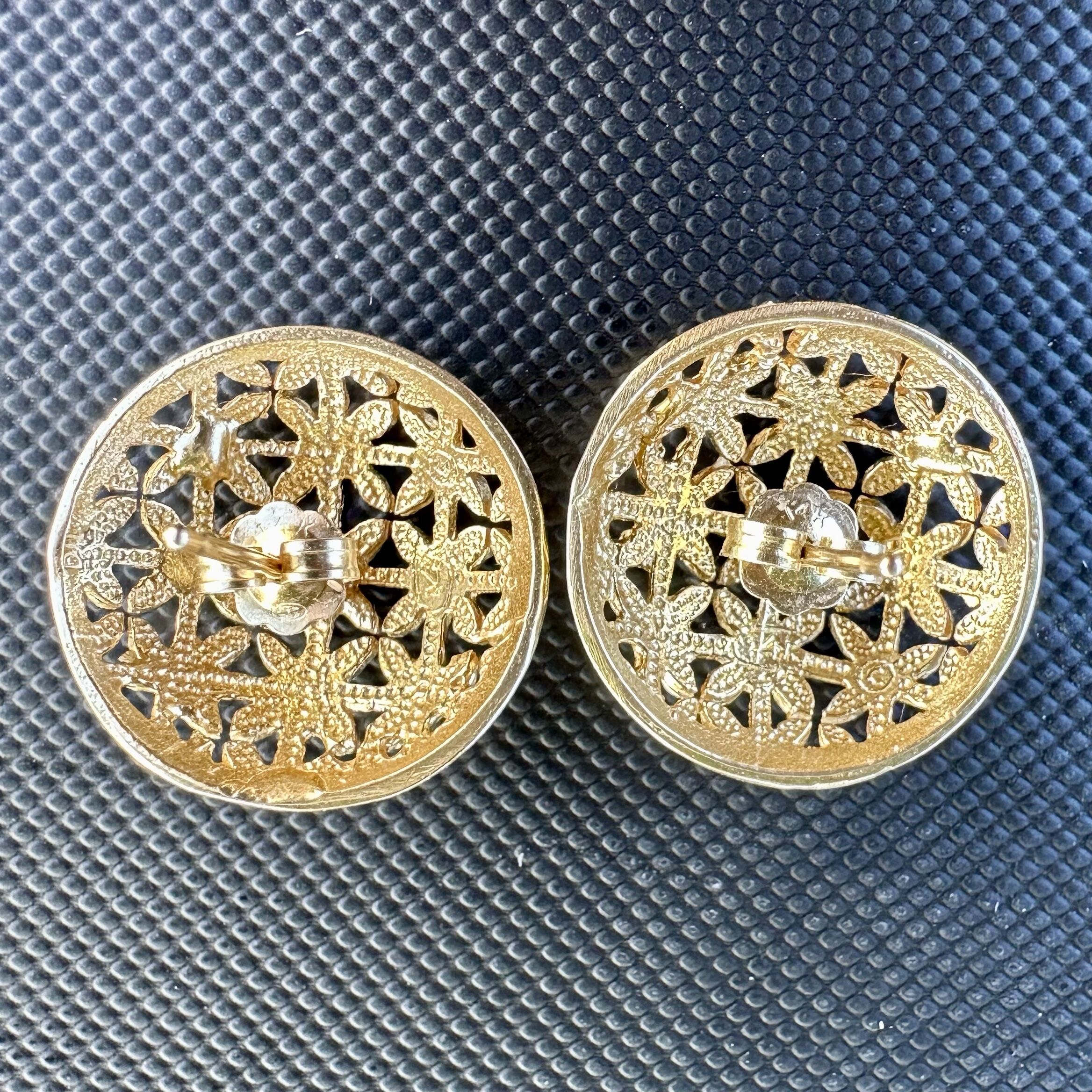 14K Yellow Gold Bright Cut Dome Shape Earrings | 4.27 Grams | Elegant Jewelry - Image 5